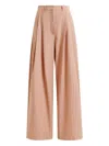 Essentiel Antwerp Irlong Trousers In Burgundy