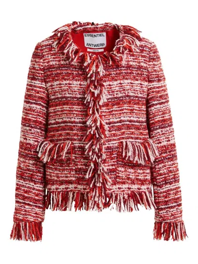 ESSENTIEL ANTWERP ESSENTIEL ANTWERP "ISKRA" FRINGED JACKET