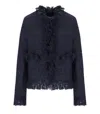 Essentiel Antwerp Iskra Navy Blue Jacket In Blue