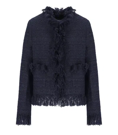 Essentiel Antwerp Iskra Navy Blue Jacket