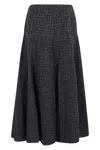 Essentiel Antwerp Isp Denim Skirt In Multi