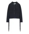 Essentiel Antwerp Istern Navy Blue Cardigan In Blue