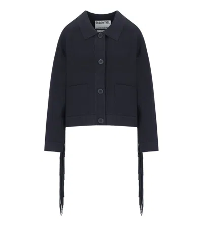 Essentiel Antwerp Istern Navy Blue Cardigan