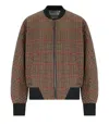 Essentiel Antwerp Iti Brown Bomber Jacket In Multi