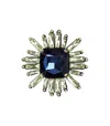 Essentiel Antwerp Itime Blue Brooch In Blue