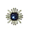 Essentiel Antwerp Itime Blue Brooch In Blue