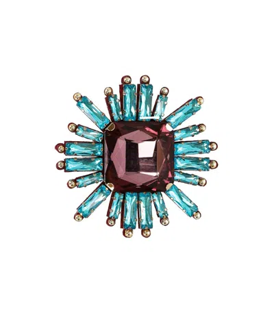 ESSENTIEL ANTWERP ITIME MAUVE BROOCH