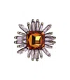 Essentiel Antwerp Itime Orange Brooch In Multi