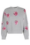 Essentiel Antwerp Itro Embroidered Sweatshirt In Gray