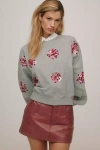 Essentiel Antwerp Itro Embroidered Sweatshirt In Gray