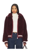 Essentiel Antwerp Iwill Faux Fur Jacket In Brown