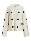Essentiel Antwerp Ixel Cable-knit Sweater In White