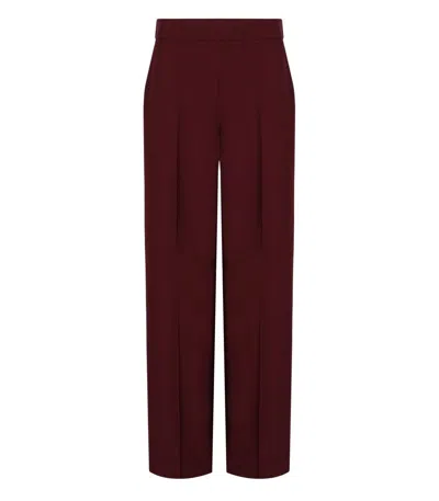 Essentiel Antwerp Izi Burgundy Trousers