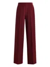 Essentiel Antwerp Izi Pressed-crease Trousers In Red