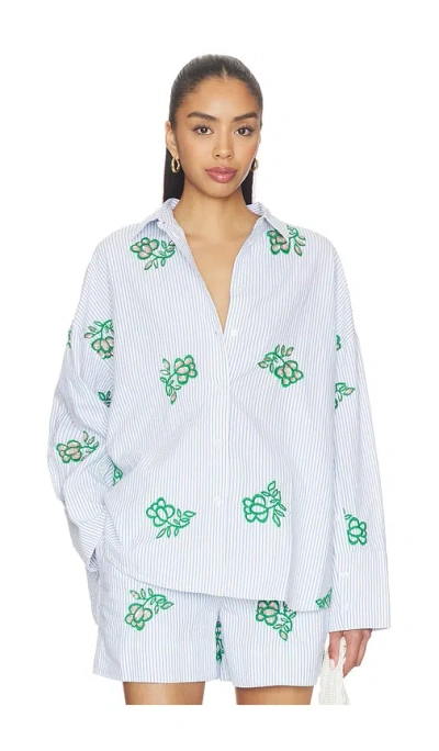 Essentiel Antwerp Jalinki Embroidered Shirt In Multi