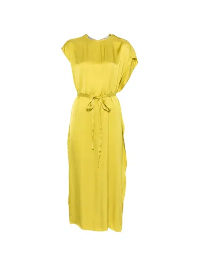 Essentiel Antwerp Jaliyah Midi Dress In Yellow