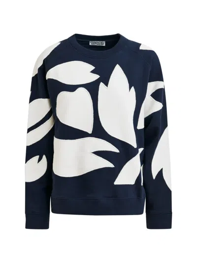 Essentiel Antwerp Jalways Bead-embellished Sweatshirt In Blue