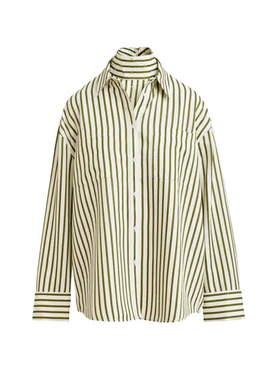 Essentiel Antwerp Janna Striped Shirt In White