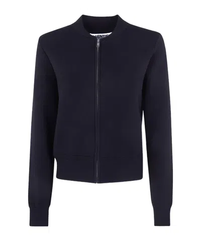 Essentiel Antwerp Jantastic Knitted Bomber Jacket In Black
