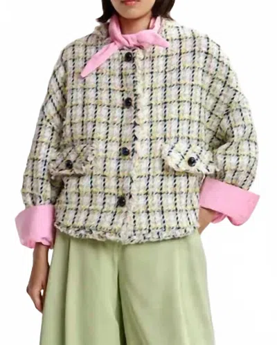 Essentiel Antwerp Jayden Jacket In Basil Smash In Multi