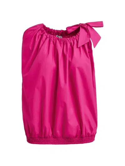 Essentiel Antwerp "jaylah" Smocked Top In Pink