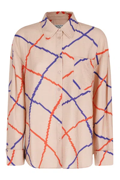 Essentiel Antwerp Jayleen Oversized Shirt In Multi