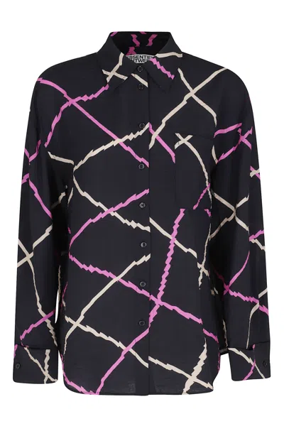 Essentiel Antwerp Jayleen Oversized Shirt In Multi