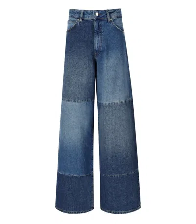 Essentiel Antwerp Jee Pacthwork Blue Jeans In Multi