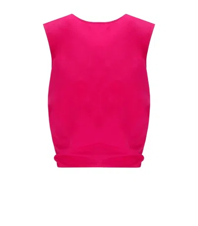 Essentiel Antwerp Jelani Fuchsia Top In Pink