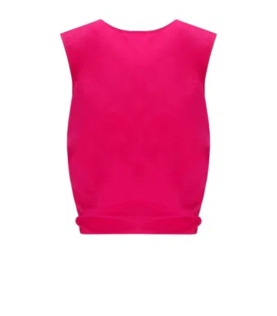 Essentiel Antwerp Jelani Fuchsia Top In Pink