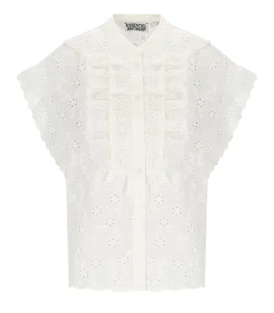 Essentiel Antwerp Jellaba White Shirt