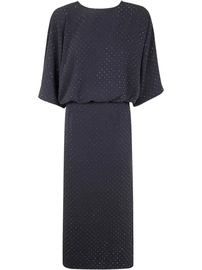 ESSENTIEL ANTWERP JERSEY MIDI DRESS