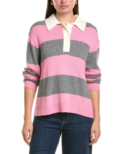 Essentiel Antwerp Jezebel Polo Sweater In Pink