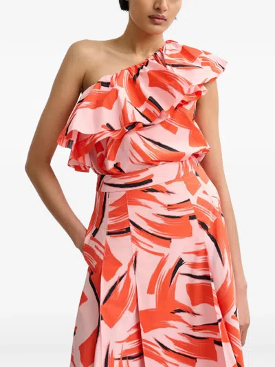 Essentiel Antwerp Jillian Ruffled Blouse In Pink