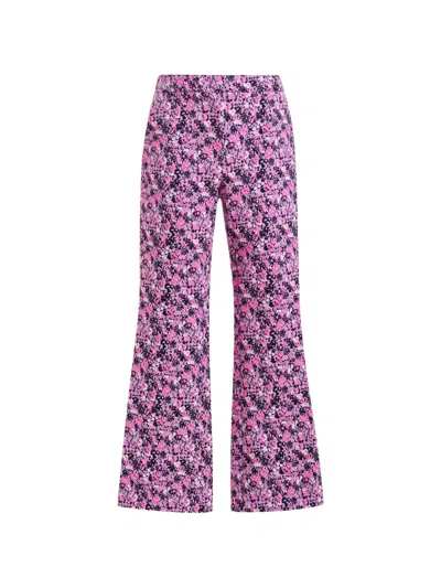 Essentiel Antwerp Jok Floral-detail Trousers In Multi