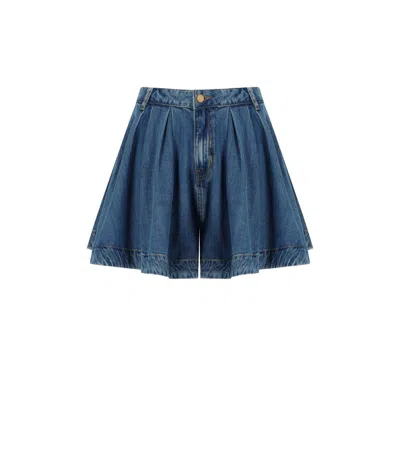Essentiel Antwerp Joss Blue Denim Shorts