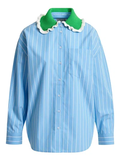 Essentiel Antwerp Joyful Shirt In Blue