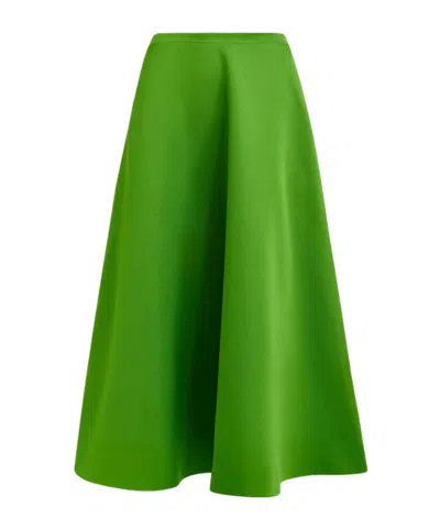 Essentiel Antwerp Julio Over-the-knee Skirt In Green