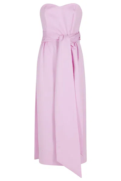 Essentiel Antwerp Juror Bustier Dress In Pink