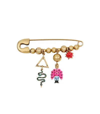 Essentiel Antwerp Kalaia Gold Pin