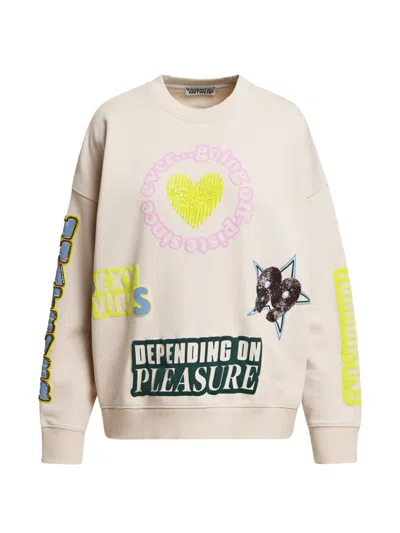Essentiel Antwerp Kampus Sequin-embellished Sweatshirt In Animal Print