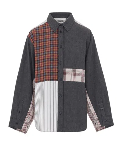 Essentiel Antwerp Kingsley Patchwork Shirt In Multi