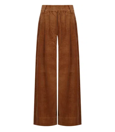 Essentiel Antwerp Kitch Brown Trousers