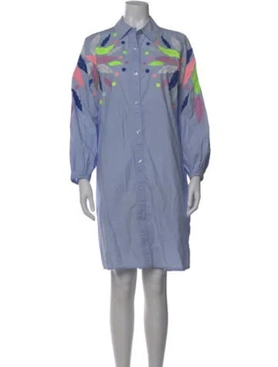 Pre-owned Essentiel Antwerp Knee-length Dress In Blue