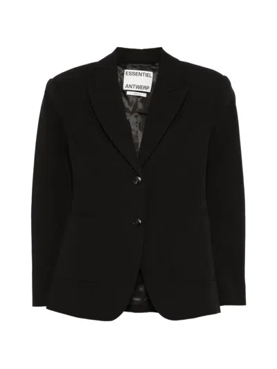Essentiel Antwerp Knightly Fitted Blazer In Blue