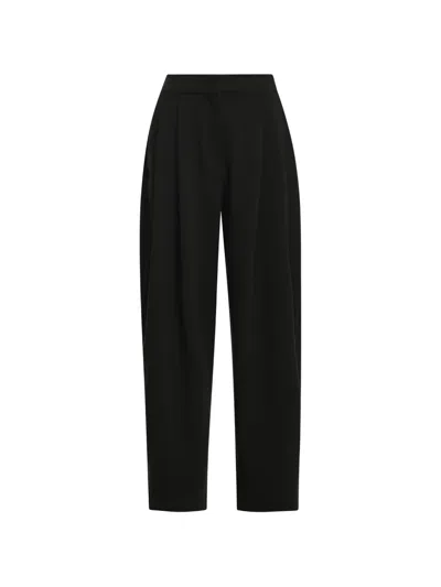 Essentiel Antwerp Konstructive Barrel-leg Trousers In Black