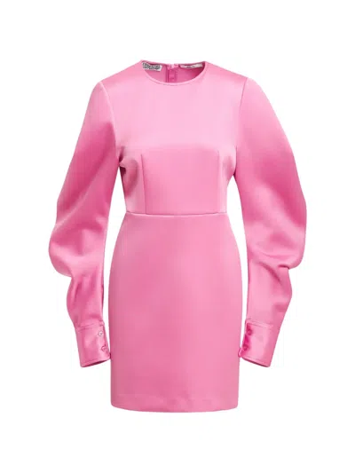 Essentiel Antwerp Kori Banana-sleeved Shift Mini Dress In Pink