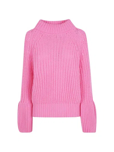 Essentiel Antwerp Kristian Chunky-knit Sweater In Pink