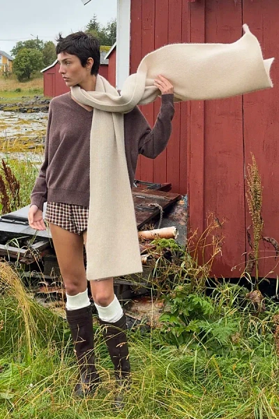 Essentiel Antwerp Krook Wool Blend Hot Pants In Brown