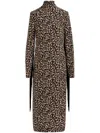 ESSENTIEL ANTWERP LEOPARD-PRINT MIDI DRESS